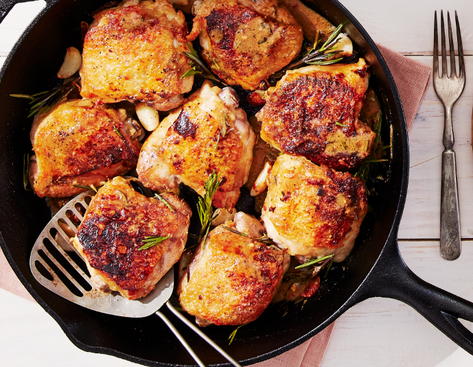 Easy Crispy Chicken Thighs With Garlic and Rosemary Moors Lifestyle 2023